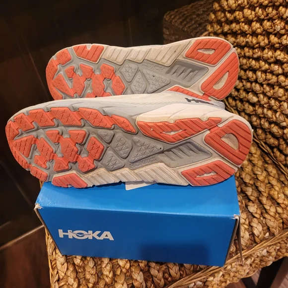 HOKA W ARAHI 6Light Blue/Gray Running Shoes 9.5B - Picture 4 of 6